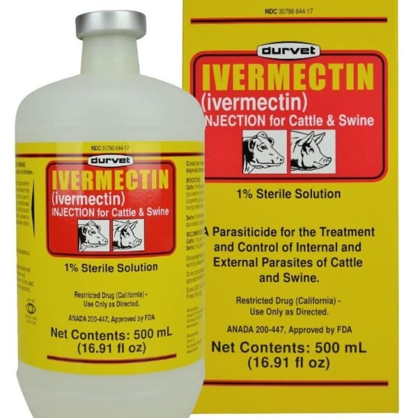 IVERMECTIN INJECTABLE 1% 500ML